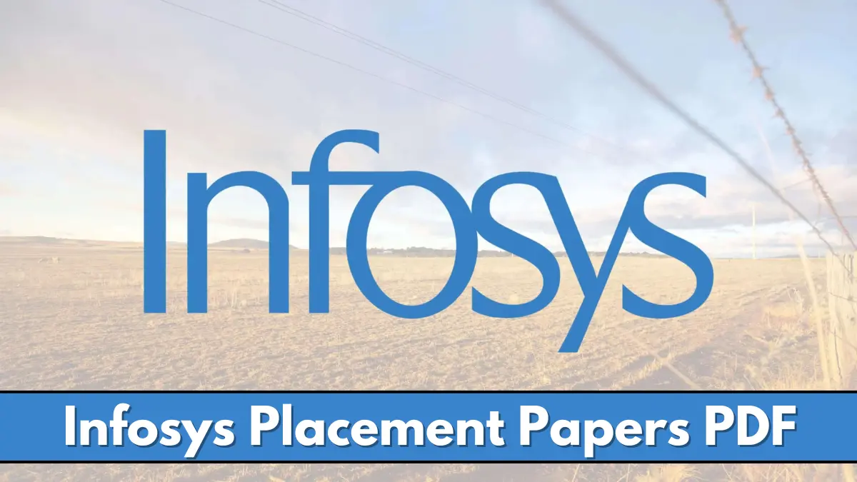 Infosys Placement Papers PDF