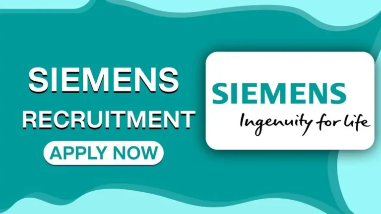 Siemens Recruitment 2024