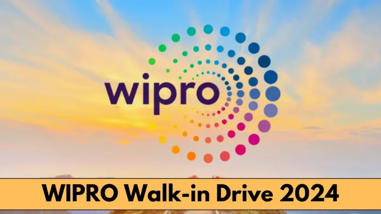 WIPRO Walk-in Drive 2024