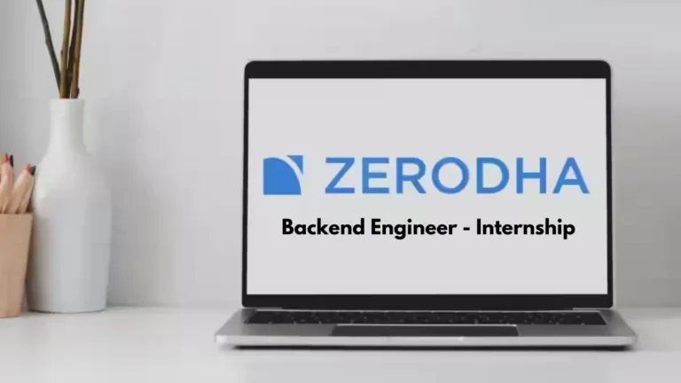 Zerodha Internship 2024